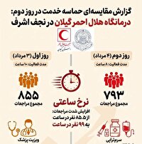 افزایش خدمات دهی امدادگران هلال احمر گیلان در نجف اشرف