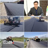 بهسازی آسفالت ۱۴۳ کیلومتر از محورهای اصلی لرستان