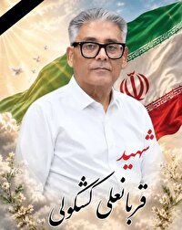 تشییع شهید گرانقدر قربانعلی  کشکولی در شهرستان امیدیه