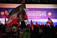 تجدید  بیعت با رهبری معظم انقلاب در خیابان های سمنان