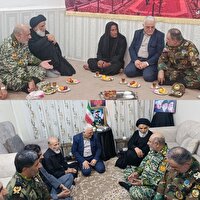 دیدار معاون استاندار خوزستان با خانواده شهدای ارتش در اهواز