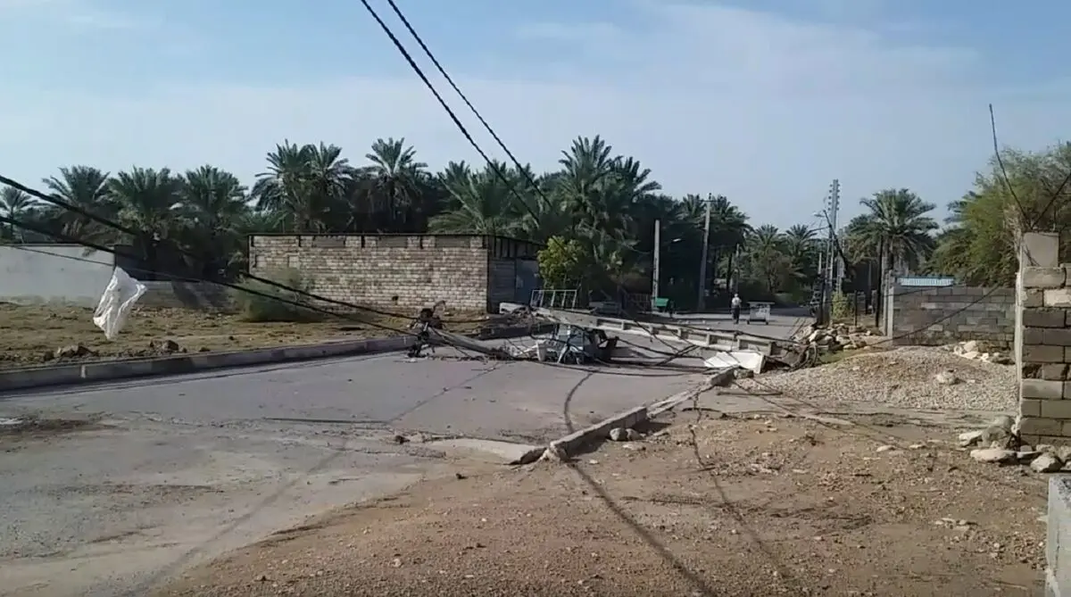 خسارت طوفان و بارندگی در هرمزگان خسارت طوفان و بارندگی در هرمزگان