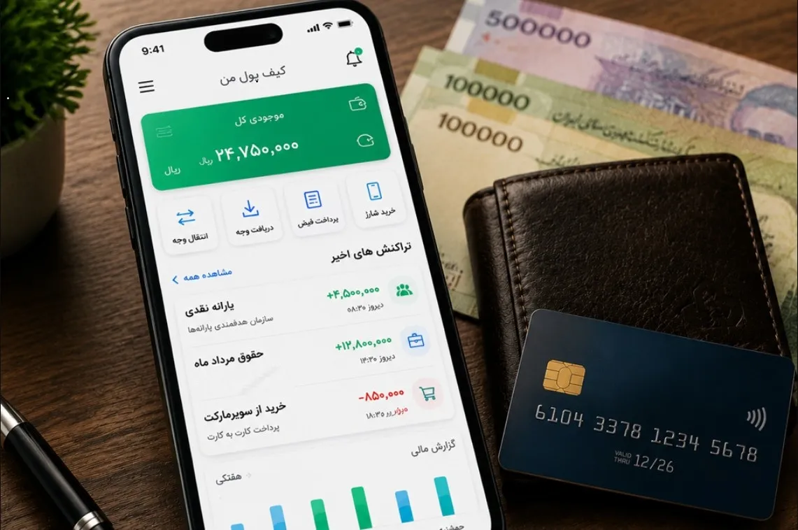 کیف پول ایران؛ انتقال وجه با شماره موبایل و بدون کارت کیف پول ایران؛ انتقال وجه با شماره موبایل و بدون کارت