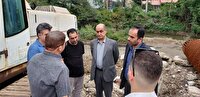 بازدید استاندار گیلان از حلقه جدید ترافیکی شمال رشت