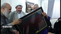 ادای احترام جمعی از اهالی هنر و رسانه قم به شهید جنگ تحمیلی سوم