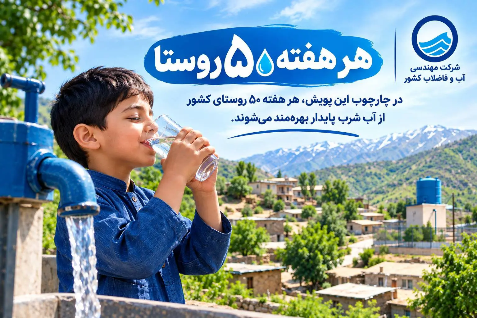 تکمیل آبرسانی به ۵ هزار و ۳۸۲ روستا